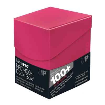 Ultra Pro Eclipse PRO 100+ Deck Box HOT PINK Locking Lid w/ 1 Card Divider - Image 1 of 3