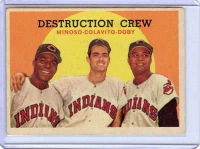 1959 Topps Destruction Crew Cleveland Indians Larry Doby #166 ⭐️💥🎯 VG - Image 1 of 2