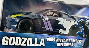 GODZILLA “2009 Nissan GT-R (R35)” BEN SOPRA - Jada Toys Hollywood Rides - NEW - Picture 1 of 12