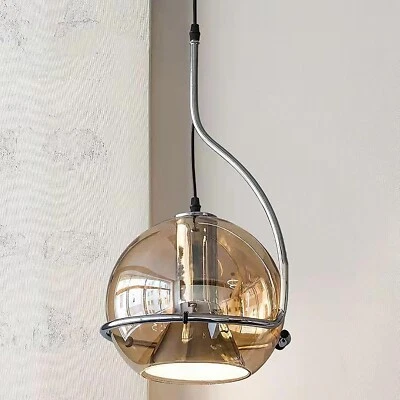 Lampada a Sospensione Attacco E27 Sfera Pendente Orientabile IP20 Bar Soggiorno - Immagine 1 di 4