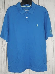 Johnnie O Prep-Formance Poloshirt Herren mittelblau Makena Hawaii Surfer Golf - Bild 1 von 4