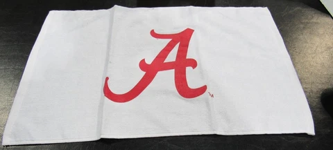 NCAA Alabama Crimson Tide Sports Fan Towel White 15" by 25" by WinCraft Cover