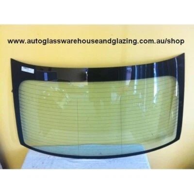FORD FALCON BA-BF - 10/2002 to 5/2008 - 4DR SEDAN - REAR WINDSCREEN GLASS - HEAT - image 1 of 2
