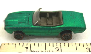 One Owner Original 1968 Mattel USA Red Line Hot Wheel Custom Firebird Green - Picture 1 of 5