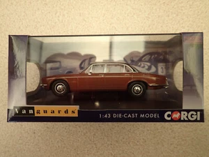 Corgi Vanguards 1:43 VA13900 Daimer Double Six Series 2 Vanden Plas Caramel BNIB - Picture 1 of 21