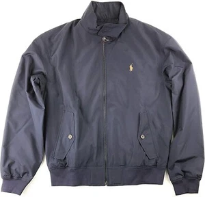 Chaqueta de Bombardero Ligero Polo Ralph Lauren para Hombre Aviador Azul Marino L GRANDE - Imagen 1 de 4
