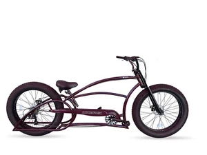 Beach Cruiser Stretch Lowrider 7 Speed Shimano Bike Limited Edition Disc Brakes - Picture 1 of 6