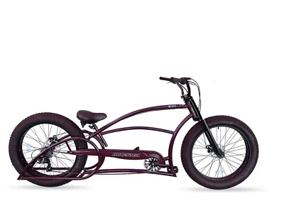 Beach Cruiser Stretch Lowrider 7 Speed Shimano Bike Limited Edition Disc Brakes - Image 1 of 4