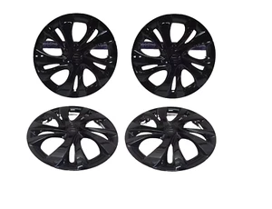 GENUINE 14 INCH BLACK WHEEL HUB CAP COVER FOR MARUTI SUZUKI SWIFT SET OF 4 PC - Picture 1 of 5