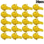 Easy to Replace 20Pcs H12 Bumper Moulding Clips for HondaCRV 91578T0A003 Yellow