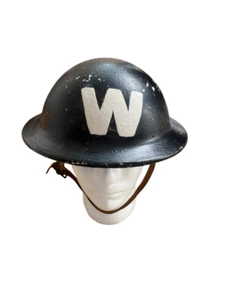 WW2 Mk II Brodie Style Plastfort Wardens Helmet - Picture 1 of 8