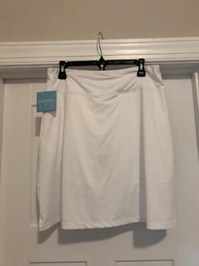 Willit Women's Tennis Skirt High Waisted Golf Athletic Run Skorts White Size XL - Picture 1 of 6