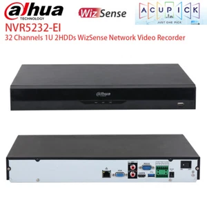 Dahua 32CH WizSense NVR AcuPick NVR5232-EI 384 Mbps ANPR SMD Plus EE. UU. - Imagen 1 de 4