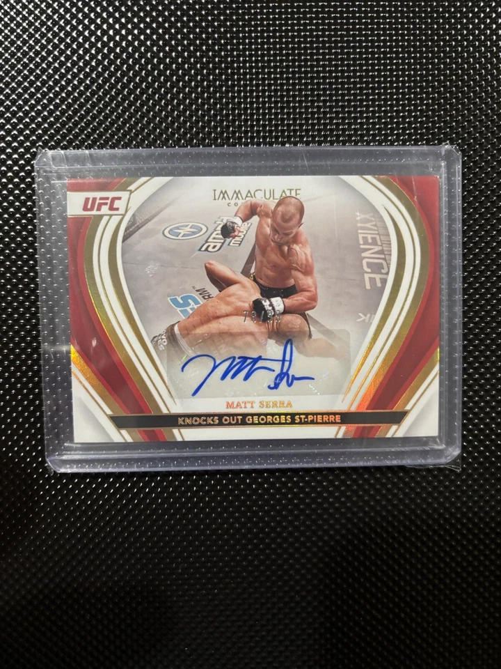 2023 Immaculate UFC Auto Matt Serra 78/99 - Image 1 of 2