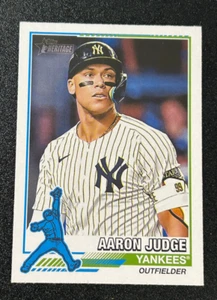 2025 Topps Heritage AARON JUDGE "1976 Redefined" Insert #76R-14 NEW YORK YANKEES - Picture 1 of 4