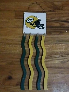 NFL GREEN BAY PACKERS Hanging Decor Sign MAN CAVE Decoration Wooden Hand Made - Picture 1 of 4