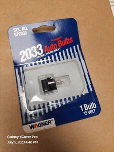 2033 Wagner Halogen Dome Auto Light Bulb 12 Volt Made In USA NOS - Bild 1 von 2
