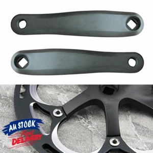170mm For Mountain Aluminum Bicycle Black Left Crank Arm Bike Square Hole - Picture 1 of 12