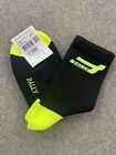 Bally  Neon/Black Cotton Socks Size Medium Made In Italy Msrp $125