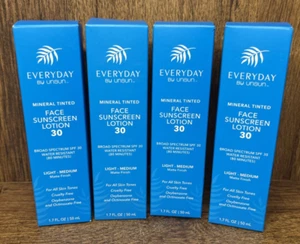 NEU 4x Everyday by Unsun mineralisch getönte Gesichts-Sonnenschutzlotion LSF 30 (Exp 12/24) - Bild 1 von 3