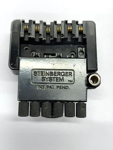 Original Vintage USA Steinberger Gitarre S-Trem Tremolo Steg 1980er schwarz - Bild 1 von 8