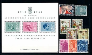 Liechtenstein 1962 conjunto de año completo montado sin montar o nunca montado - Imagen 1 de 1