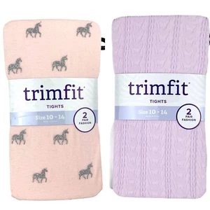 Collant moda Trimfit Bundle bambina bianco e lilla, rosa e avorio taglia 10-14 - Foto 1 di 10