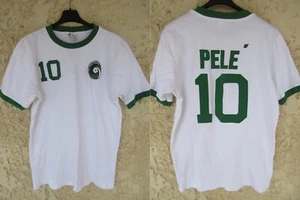 Maillot NEW YORK COMOS PELÉ n°10 cousu UMBRO vintage 1975 1976 coton shirt NASL - Picture 1 of 10