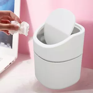 Tischmülleimer Klein Tischabfalleimer 2L Portable Mini Abfalleimer mit Deckel DE - Bild 1 von 17
