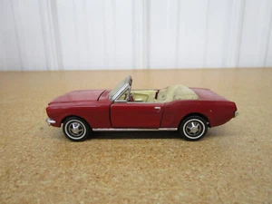 1965 Ford Mustang 1/43 Franklin Mint Precision diecast maroon LOOSE convert - Picture 1 of 7