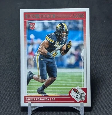 Darius Robinson Rookie RC 2024 Score Football Card #326 Arizona Cardinals - Image 1 of 2