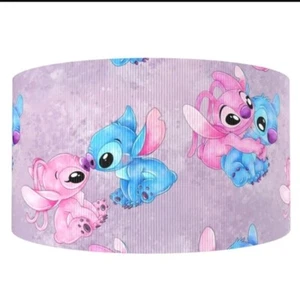 1.5 INCH Stitch GROSGRAIN RIBBON Hair Bow Supplies Cartoon Alien 1219315 - Picture 1 of 2