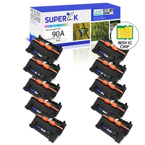 Cartouche de toner 10 pièces CE390A 90A pour HP LaserJet M4555h M601n M602dn M603n M603xh - Photo 1/24