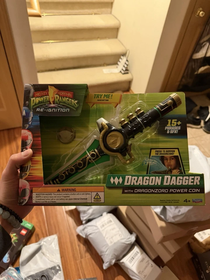 Mighty Morphin Power Rangers Re-Ignition Dragon Dagger New 2025 Reignition - Image 1 of 1
