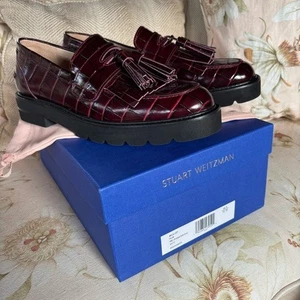 NIB Stuart Weitzman Mila Lift Loafers - Picture 1 of 9