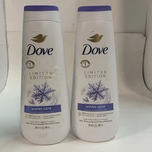 Dove Winter Care Body Wash Dry Skin Limited Edition Shower Gel New Lot Of 2 - Picture 1 of 3