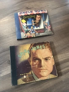 Uncle Don’s Song Shop 78 rpm set of 3 sleeves inside & Spike Jones Albums Only - Picture 1 of 4
