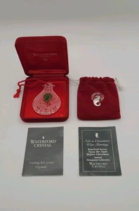 Vintage Waterford Crystal Ornament "Not a Creature Was Stirring" Ireland 1996 - Picture 1 of 13