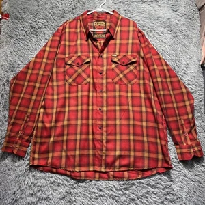 Camisa Dixxon Flannel Co. Jarhead Para Hombres 3X 3XL Roja Negra Perla Broches a Cuadros XXXL - Imagen 1 de 7