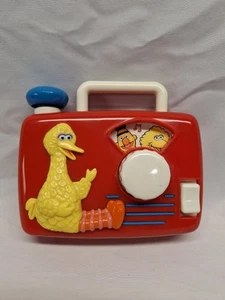 Vintage Big Bird Wind Up Radio Music Toy ILLCO Jim Henson Sesame Street Working - Picture 1 of 6