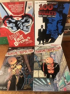 Vertigo 4 图形小说 TPB 批量 100 子弹 - 跨都市 - 第一次犯罪 — 第 1/4 张图片