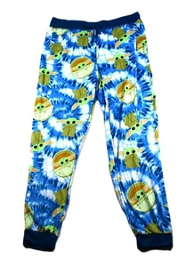 Star Wars The Mandalorian Baby Yoda Herren Schlaf Jogginghose Pyjamahose 2X Neu ohne Etikett - Bild 1 von 9