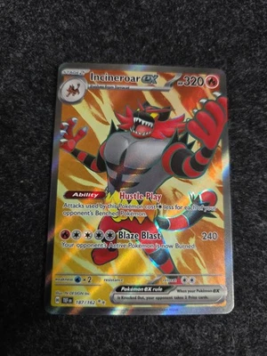 Incineroar ex 187/162 SV05: Temporal Forces Holo - Image 1 of 3