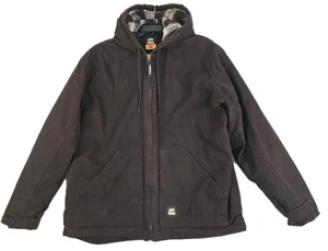 Berna ~ Para hombres Talla XL~ Chaqueta de Lona Marrón Highland Duck Con Capucha Ropa de Trabajo Activa. - Imagen 1 de 15