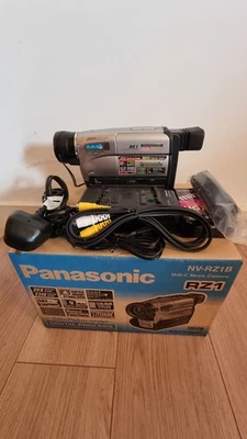 Panasonic NV-RZ1B Camcorder VHS-C PAL Movie Camera Slim Palmcorder  Full working - Image 1 of 4