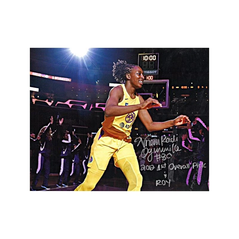 Nneka Ogwumike 亲笔签名和刻字“2012 年第一张整体挑选和 ROY”8 x 10 照片 — 第 1/1 张图片