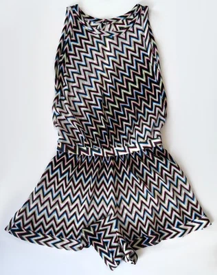 MISSONI MARE MULTICOLOR CROCHET VISCOSE ROMPER PLAYSUIT JUMPSUIT 42 - Image 1 of 4