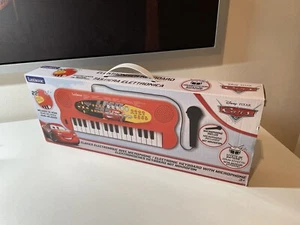 Electric Keyboard With Microphone - Disney Cars - New! - Bild 1 von 3
