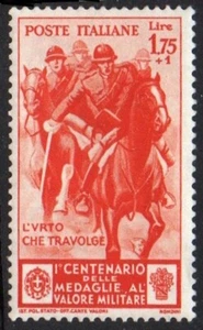 Italia, 1934 Medaglie 1.75+il arancio # Sassone 374 NUOVO** MNH - Foto 1 di 1