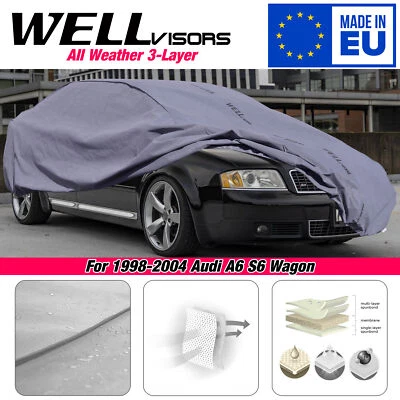 Cubierta de coche resistente al agua WELLvisors 3-6897862WN para Audi A6 S6 Wagon 1998-2004 Foto 1 de 4